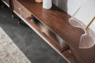 interior design mike oak tv console