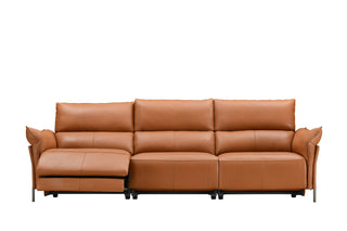 jaffa brown 4 seater sofa motorized recline
