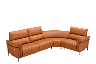 jaffa sectional leather sofa