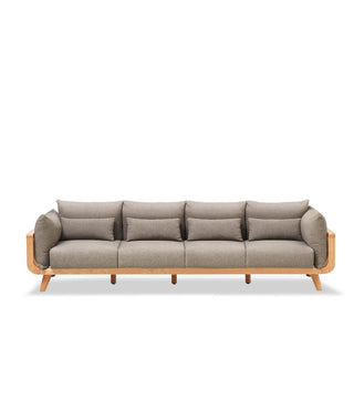japandi zuri sofa with footstool