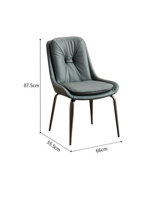 kian ergonomic dining chair upholstered