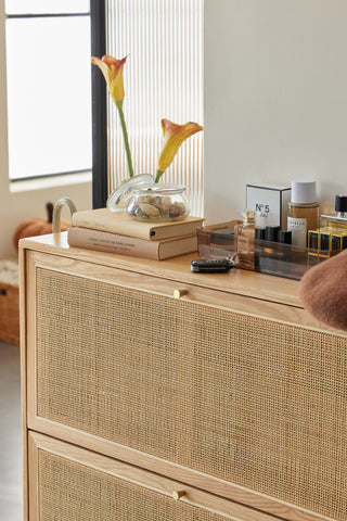 kiara shoe cabinet with mirror