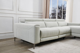 l shaped fabric modular sofa