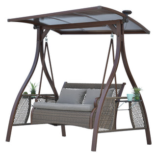 lara swing rattan balcony