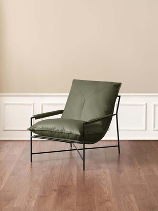 leo single chair metal comfort