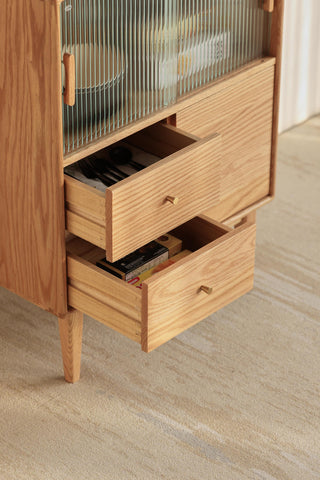 leon buffet cabinet contemporary finish