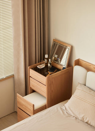 lexi dressing table and chair durable oak construction