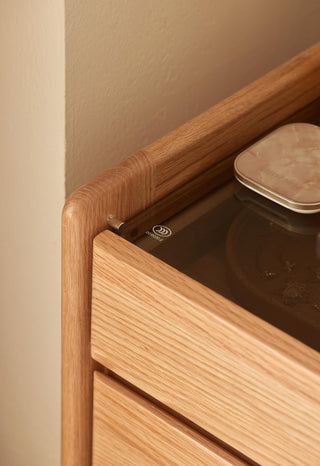 lexi dressing table and chair tempered glass display