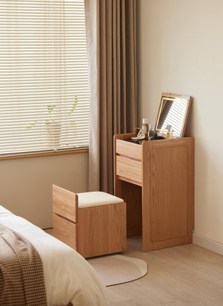 lexi dressing table and chair with 3 spacious drawers