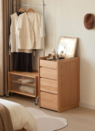 lexi dressing table and chair with display glass feature