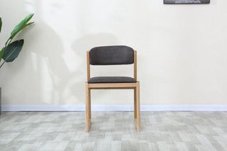 light wood dining chair andres oak frame