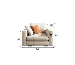 lilian tech fabric armchair