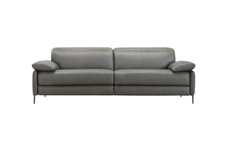 Gray sofa on a white background
