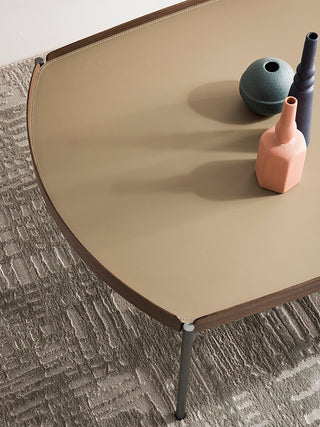 lucca leather coffee table frame