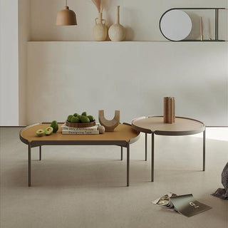 lucca leather coffee table stylish idea