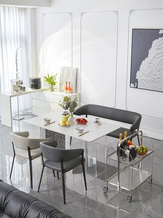 lucia dining bench grey