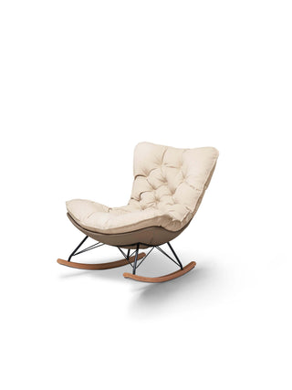 luke designer lounge chair plush elegance