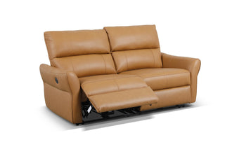luxury brown leather recliner molly sofa