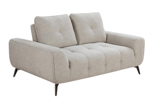 luxury light grey fabric sofa tania