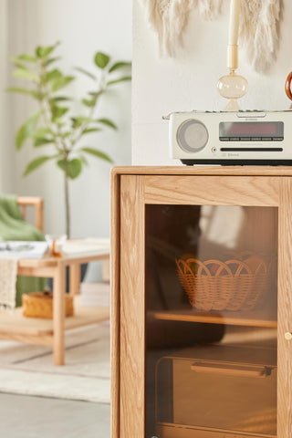 luxury melfi oak wood cabinet