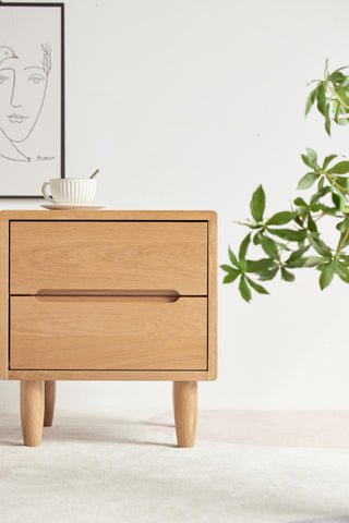 luxury orbet oak bedside furniture