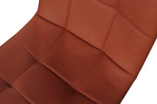 manon inexpensive maroon dining chair close up