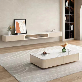 megan coffee table with storage features