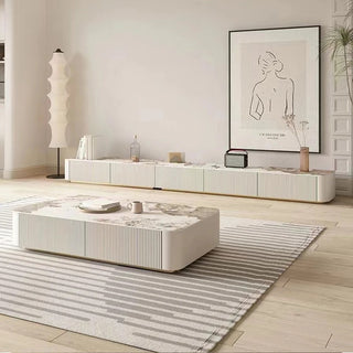 megan storage coffee table white stone