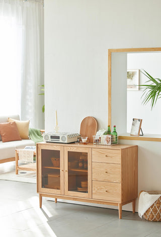 melfi wood sideboard cabinet