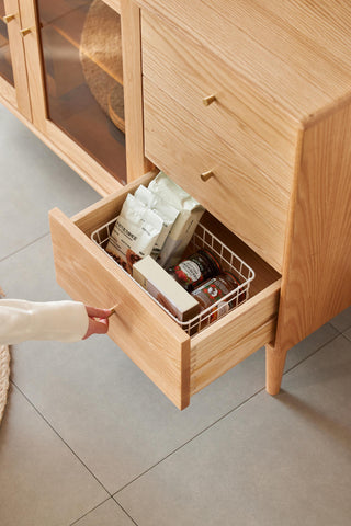 melfi wood sideboard elegant finish