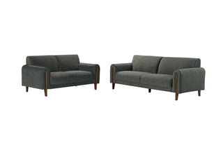 mika beige cushioned sofa