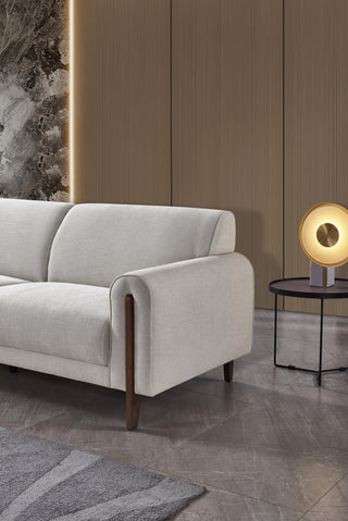 mika beige sofa clean lines