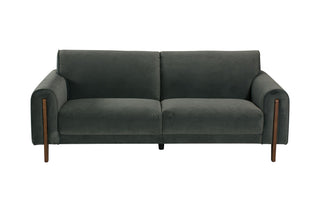 mika durable beige fabric sofa