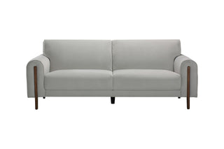 mika neutral tone fabric sofa