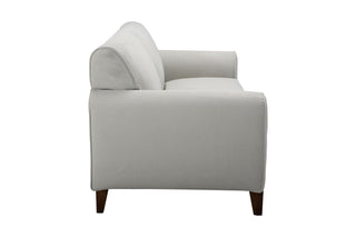 mika stylish beige fabric sofa