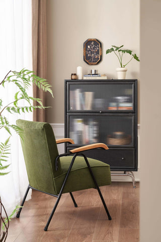 minerva chair metal frame elegance