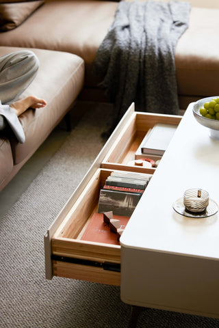 modern coffee with drawers ines