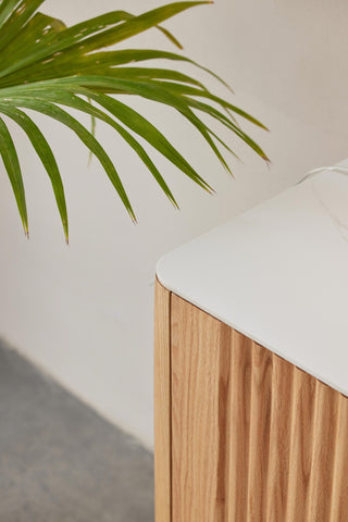 modern denise solid oak wood sideboard