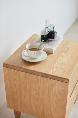 modern design orbet bedside oak