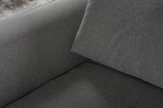 modern light grey fabric sofa tania