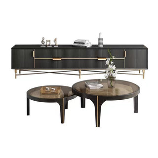 modern living dola round coffee table