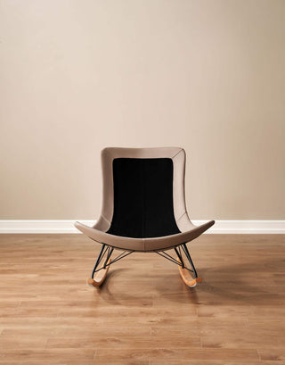 modern luke rocking chair plush comfort