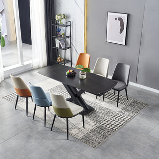 modern pura black table black frame