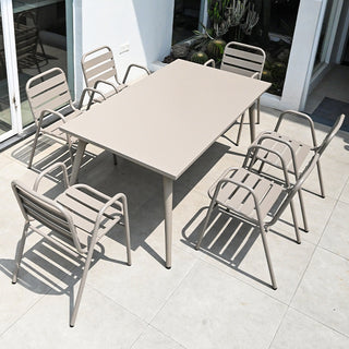 modern tern outdoor metal seating