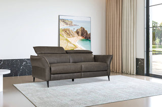 modern top grain leather sofa anson stationary