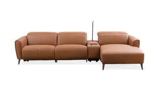 modular l shape recliner sofa with console