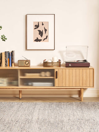 natural oak lucer tv stand elegant