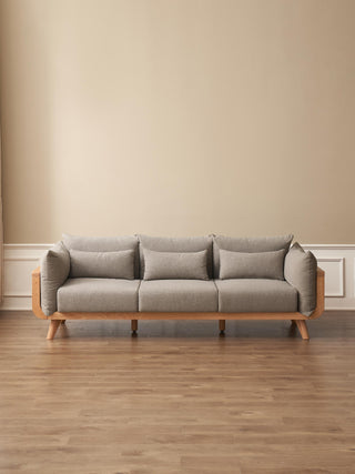 natural oak zuri japandi sofa