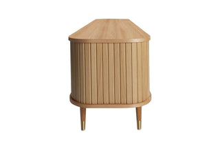 noel wood tv console wood leg