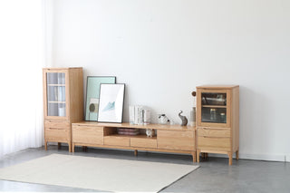 nordic charm renzo scandinavian tv console storage